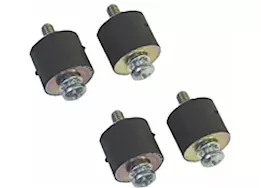 MSD Ignition Vibration mounts for msd 7 series ignition modules, 1in x .75in,  4 pack