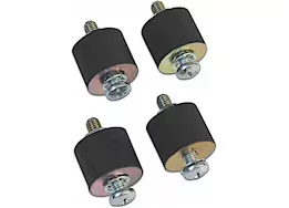 MSD Ignition Vibration mounts for msd 6 series ignition modules w/ hardware, 4 pack