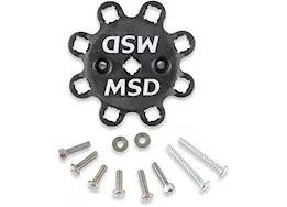 MSD Ignition Chevy v8 hei distributor cap and rotor, blac