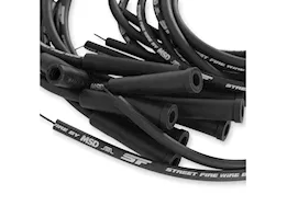 MSD Ignition Street fire wire set, multi-angle plug, hei, universal, blac