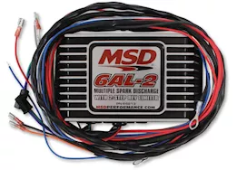 MSD Ignition 6al 2 ignition control/nuilt in 2 step rev-limiter/blac