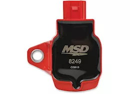 MSD Ignition 16-20 civic 2.0l/2.0l blaster series ignition coil, 4 cyl, red, 4 pac