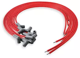 MSD Ignition Super conductor 8.5mm spark plug wire set, 8 cyl 90 deg plug & cap, re