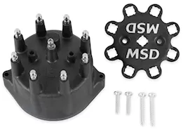 MSD Ignition Distributor cap (small diameter) for pn 8570, 8545, 8546, blac
