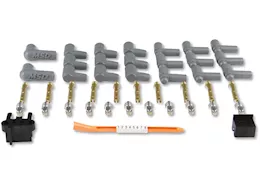 MSD Ignition Super conductor spark plug wire set, 8 cyl multi-angle plug, socket/he