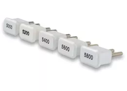 MSD Ignition Rpm modules/5000 series kit/5 modules in 200 even rpm increment
