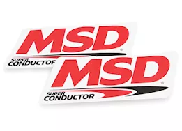 MSD Ignition 8.5mm wire set, super conductor 8 cyl multi-angle, universal, blac