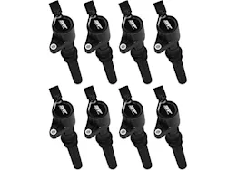 MSD Ignition 98-14 e150 4.6l/5.4l street fire ignition coils, for 2-valve engines, black, 8