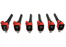 MSD Ignition 17-20 f150/expedition ecoboost 3.5l v6 ignition coil, red, 6 pac
