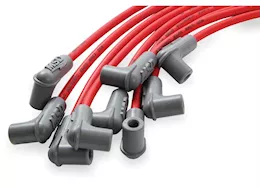 MSD Ignition Super conductor 8.5mm spark plug wire set, 8 cyl 90 deg plug & cap, re