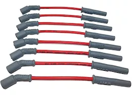 MSD Ignition 99-05 gmc sierra 3500/yukon super conductor spark plug wire set, red jacke