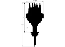 MSD Ignition Sb chrysler 318/360 ready-to-run distributor