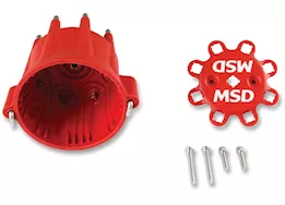 MSD Ignition Chevy/ford/chrysler v8 distributor cap, hei terminals, spark plug wire retainer