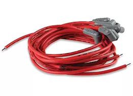 MSD Ignition Super conductor spark plug wire set, 8 cyl 90 deg plug, socket/hei ca