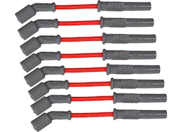MSD Ignition 97-08 corvette/camaro gm ls1 super conductor spark plug wire set, red jacke
