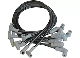 MSD Ignition Sbc wire set, super conductor, 8.5mm, for use w/ hei cap, blac