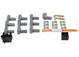 MSD Ignition Wire set, super conductor, universal 8 cyl, 90 deg plu