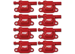 MSD Ignition 14-c gm lt blaster seires ignition coil, gen v direct injected engine, red, squ