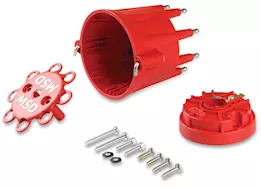 MSD Ignition Red cap/rotor kit, incl cap pn 8433 & race rotor pn 846