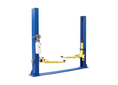 Tuxedo Auto Equipment 9000LB TWO POST LIFT, SYMMETRIC FLOOR PLATE- BLUE