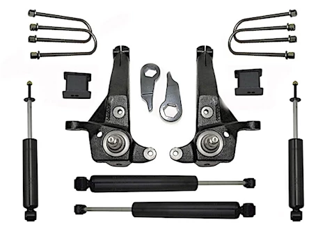 Maxtrac Suspension 98-09 RANGER 2WD 5-6/3IN LIFT KIT W/MAX TRACK SHOCKS(TORSION BAR MODELS)