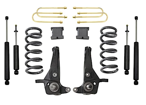 Maxtrac Suspension 98-00 RANGER 4 CYL 2WD 6/3IN COILS LIFT KIT W/MAX TRAC SHOCKS