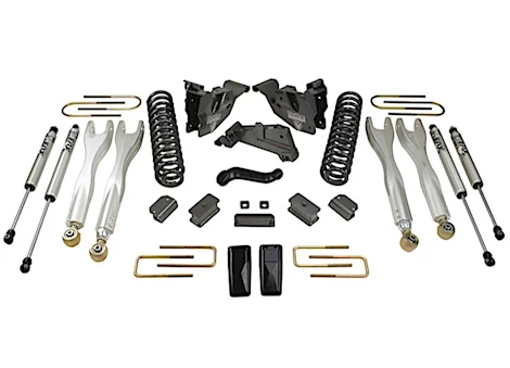 Maxtrac Suspension 13-18 RAM 3500(DIESEL)4WD 4IN LIFT KIT W/4-LINKS/FOX SHOCKS