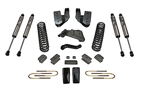 Maxtrac Suspension 13-18 RAM 3500(DIESEL)4WD 4IN LIFT KIT W/RADIUS ARM BRACKETS/FOX SHOCKS