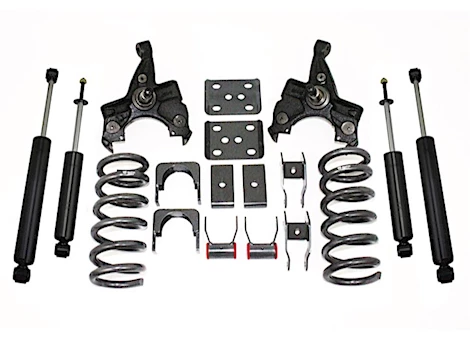 Maxtrac Suspension 88-98 2WD EXTENDED CAB/92-98 STANDARD CAB(V6)LOWERING SPINDLE KITS 3IN/5IN