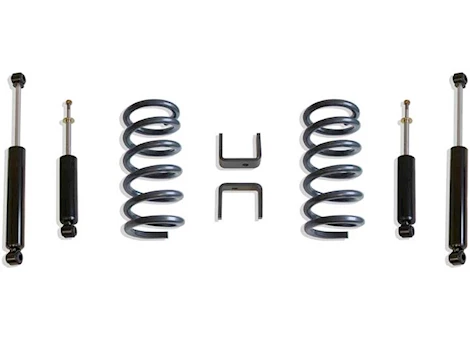 Maxtrac Suspension 98-09 RANGER V6 2WD 3/5IN LOWERING KIT AND FLIP KIT W/SHOCKS