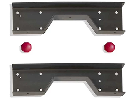 Maxtrac Suspension 88-98 c2500 2wd rear steel c-frame support kit(use w/4-6in rear drops) Main Image