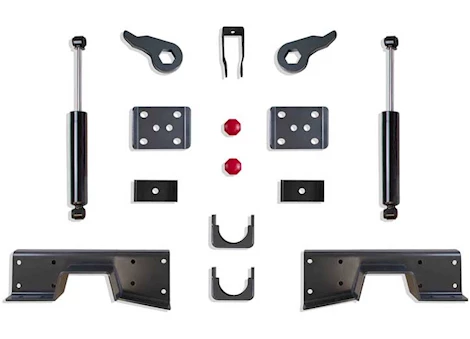 Maxtrac Suspension 99-06 SILVERADO/SIERRA 1500 RWD KEYWAY, FLIP KIT, C-NOTCH, ANGLE CORRECT (2) SHOCKS