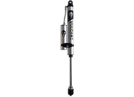 Maxtrac Suspension 14-24 RAM 2500 SINGLE LOOP-TO-STEM REAR SHOCK MONO TUBE,ALUMINUM BODY W/ REMOTE RESERVOIR SILVER