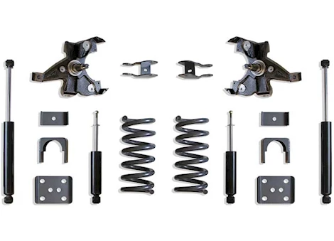 Maxtrac Suspension 88-91 C1500/C2500 2WD STANDARD CAB LOWERING SPINDLE KITS 3IN/5IN V8