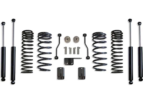 Maxtrac Suspension 18-23 WRANGLER JL 4WD 3IN COILS LIFT KIT W/MAX TRAC SHOCKS