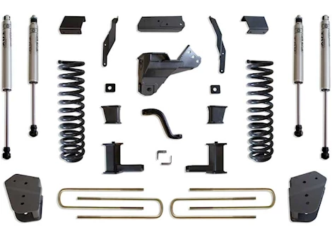 Maxtrac Suspension 17-23 F250/F350 SUPER DUTY(DIESEL)4WD 6IN LIFT KIT W/RADIUS ARM BRACKETS/FOX SHOCKS