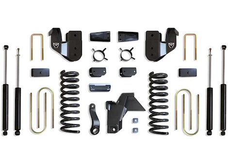 Maxtrac Suspension 19-23 RAM 3500(DIESEL)4WD 4IN LIFT KIT W/RADIUS ARM BRACKETS/MAX TRAC SHOCKS