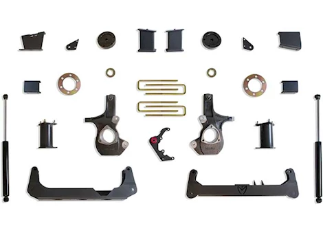 Maxtrac Suspension 07-16 SILVERADO/SIERRA 1500 2/4WD 7IN LIFT KIT W/MAX TRAC REAR SHOCKS