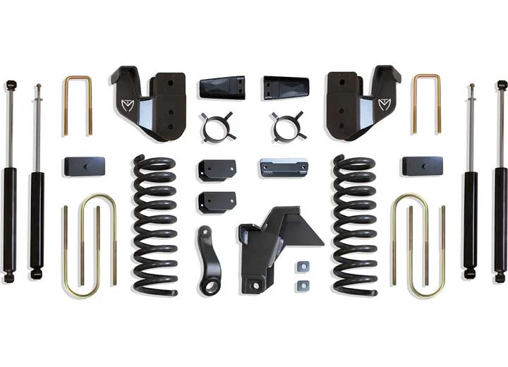 Maxtrac Suspension 19-23 ram 3500(diesel)4wd 6in lift kit w/radius arm brackets/max trac shocks Main Image