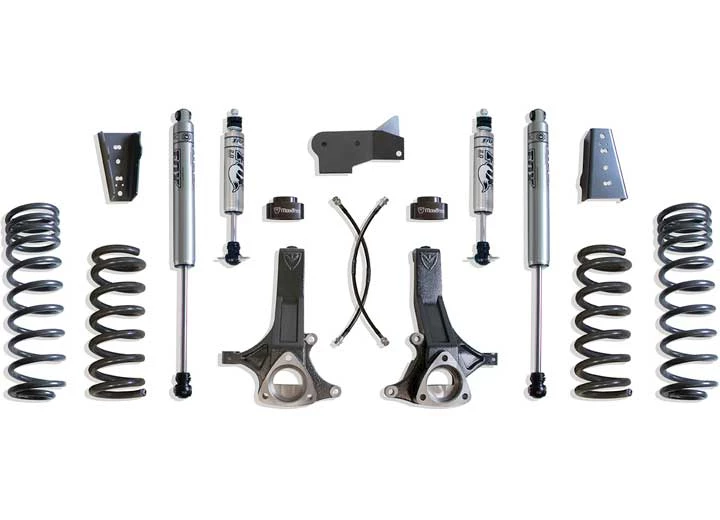 Maxtrac Suspension 09-18 RAM 1500(19-23 CLASSIC) 5.7L HEMI V8 2WD 7IN LIFT KIT W/FOX SHOCKS