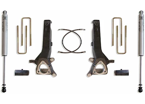 Maxtrac Suspension 04-23 TITAN 2WD 4/2IN LIFT KIT W/FOX SHOCKS