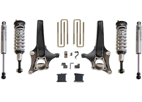 Maxtrac Suspension 19-23 SILVERADO/SIERRA 1500(EXCL TRAIL/AT4)2WD 6.5IN LIFT KIT W/FOX REAR SHOCKS