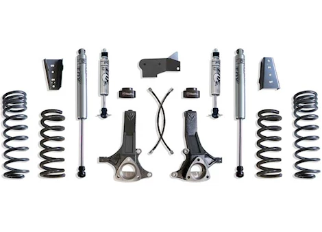 Maxtrac Suspension 14-18 RAM 1500(19-23 CLASSIC)(ECODIESEL)2WD 6.5IN COMPLETE LIFT KIT W/FOX SHOCKS
