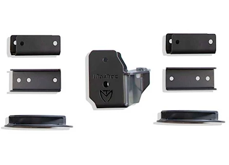 Maxtrac Suspension 14-22 ram 2500 4wd air bag spacers trac sway bump stop brackets (w/1.5in rear lift kit) Main Image