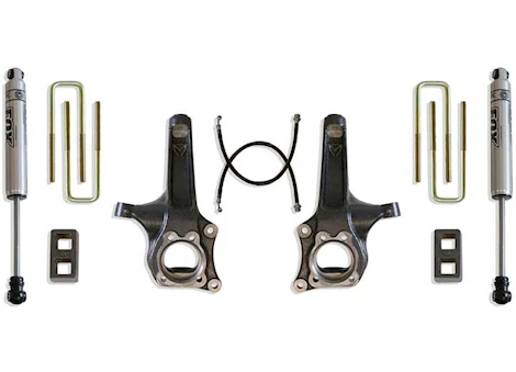 Maxtrac Suspension 15-22 COLORADO/CANYON(EXCL ZR2)2WD 4IN LIFT KIT W/FOX REAR SHOCKS