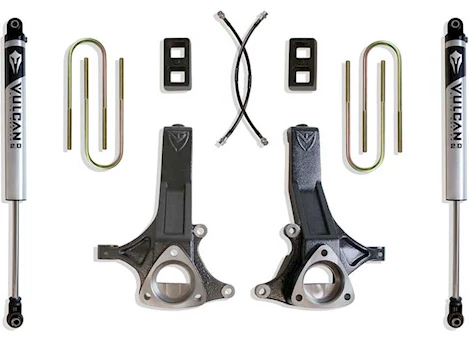 Maxtrac Suspension 02-08 RAM 1500 2WD 4.5IN LIFT KIT W/ VULCAN 2.0 IFP SHOCKS