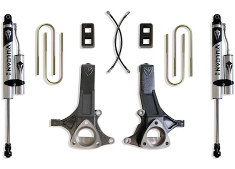 Maxtrac Suspension 02-08 RAM 1500 2WD 4.5IN LIFT KIT W/ VULCAN 2.0 RESERVOIR SHOCKS