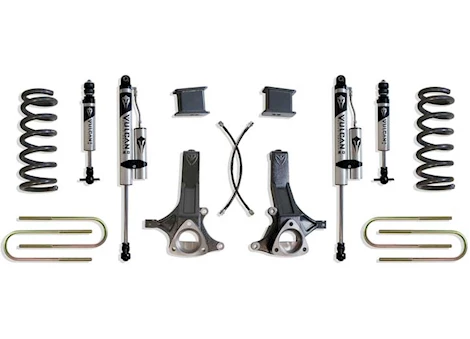 Maxtrac Suspension 02-08 RAM 1500 5.7L V8 HEMI 7IN LIFT KIT W/VULCAN IFP FRONT & RESERVOIR REAR SHOCKS