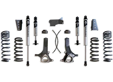 Maxtrac Suspension 09-18 RAM 1500/19-23 CLASSIC 2WD(5 LUG)(ECO DIESEL MODELS)6.5IN LIFT KIT W/ VULCAN 2.0 IFP SHOCKS