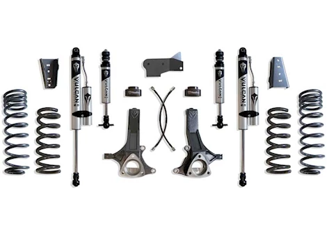 Maxtrac Suspension 09-18 RAM 1500/19-23 CLASSIC 2WD(5 LUG)(ECO MODELS)6.5IN LIFT KIT W/VULCAN 2.0 IFP/RESERVOIR SHOCKS
